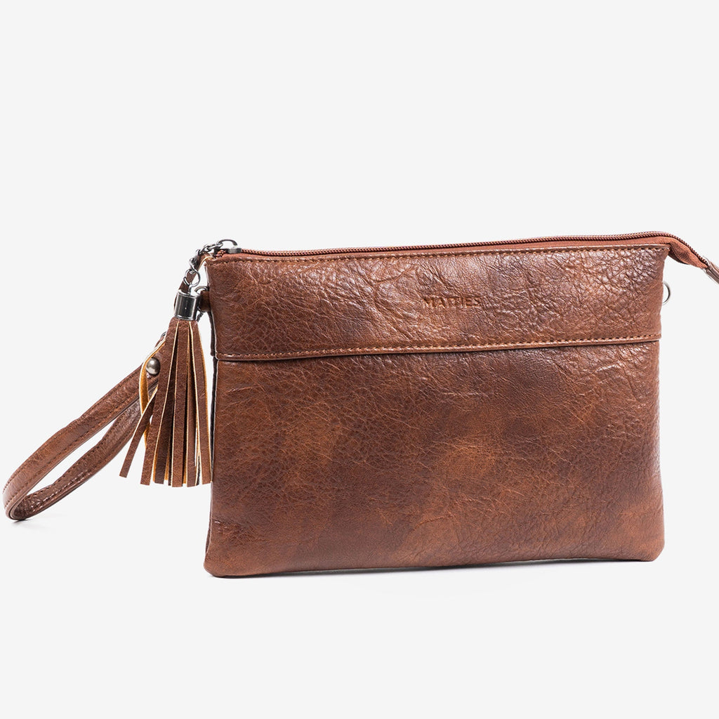 Cartera de mano con bandolera, Serie Carteras - Matties Bags