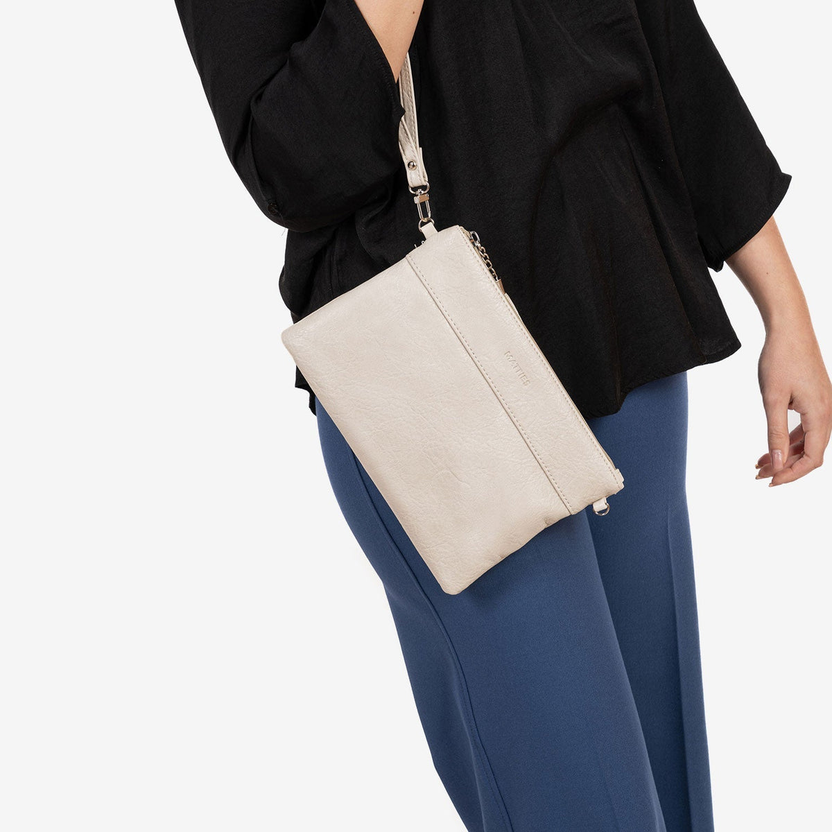 Cartera de mano con bandolera, Serie Carteras - Matties Bags