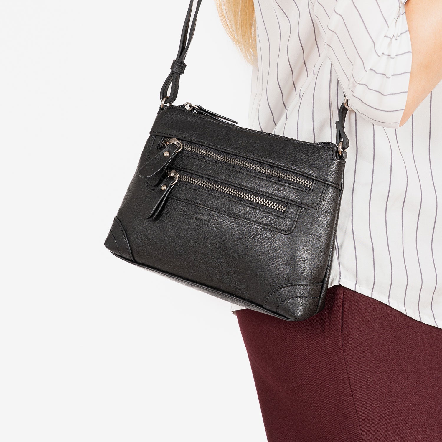 MINI BOLSO BANDOLERA PARA MUJER, SERIE MINIBAGS. 23x16x6,5 cm - Matties Bags