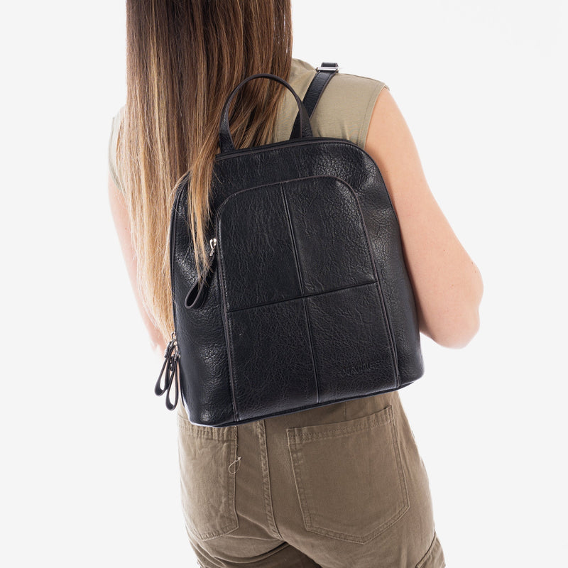 Mochila de mujer, Serie Mochilas - 27.5x30x12 cm - Matties Bags