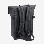 Mochila grande, diseño unisex. Color negro. Ideal para Trabajo, Universidad o Viajes. 30x45x10 cm - Matties Bags