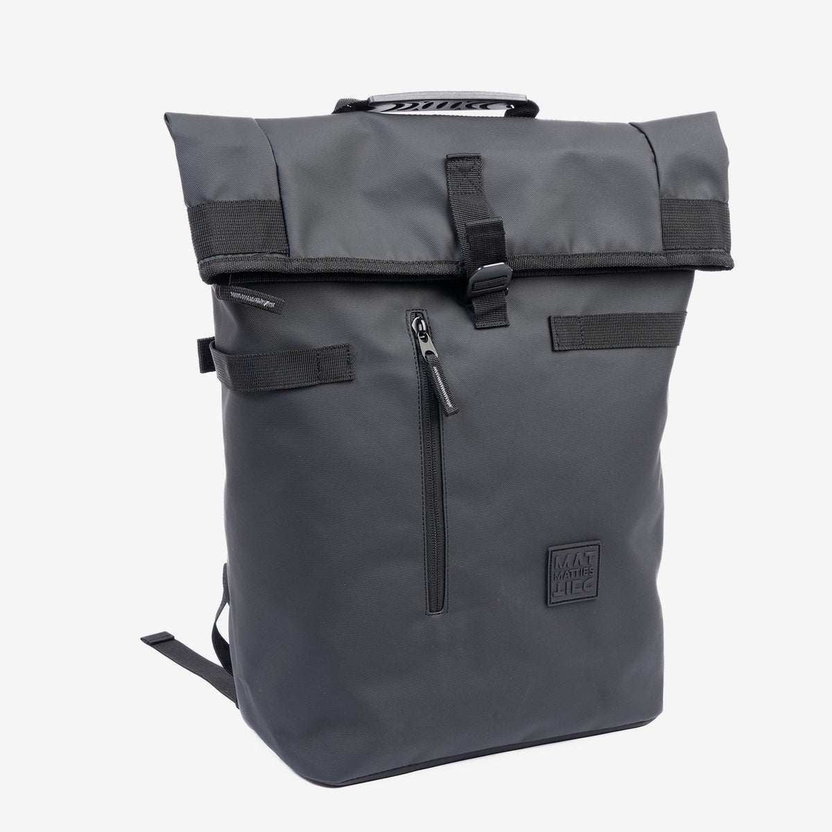 Mochila grande, diseño unisex. Color negro. Ideal para Trabajo, Universidad o Viajes. 30x45x10 cm - Matties Bags