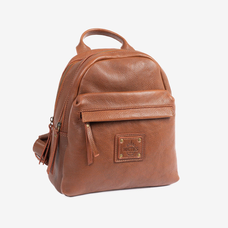 Mochila, Serie eva/leather. 25x28x11 cm - Matties Bags