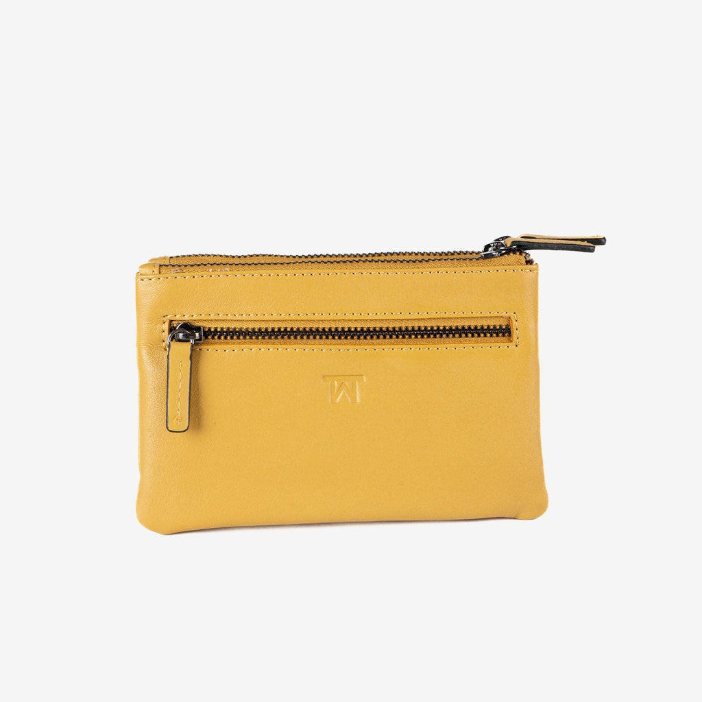 Monedero de piel para mujer, Serie laser leather. 16x10 cm - Matties Bags