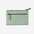 Monedero de piel para mujer, Serie laser leather. 16x10 cm - Matties Bags