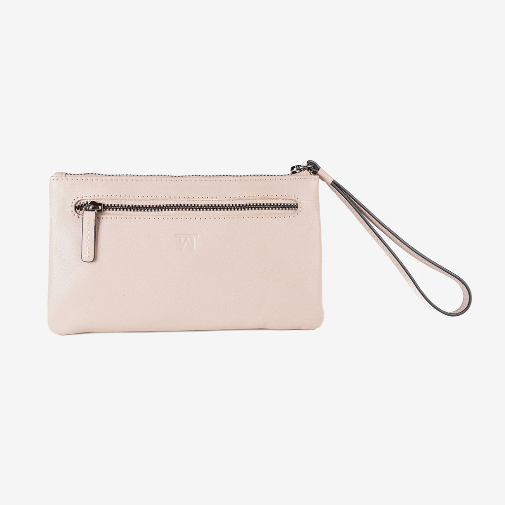 Monedero de piel para mujer, Serie laser leather. 19.5x10.5 cm - Matties Bags