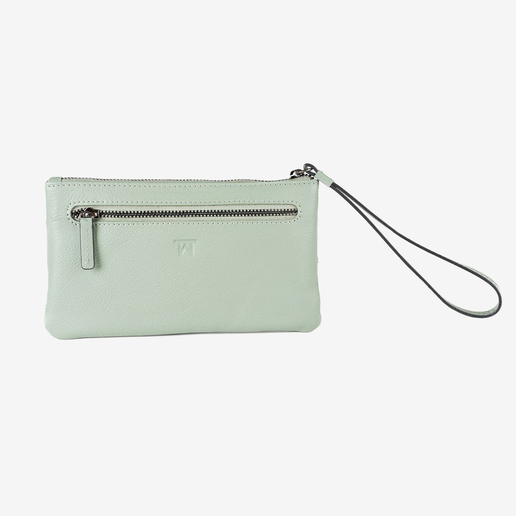 Monedero de piel para mujer, Serie laser leather. 19.5x10.5 cm - Matties Bags