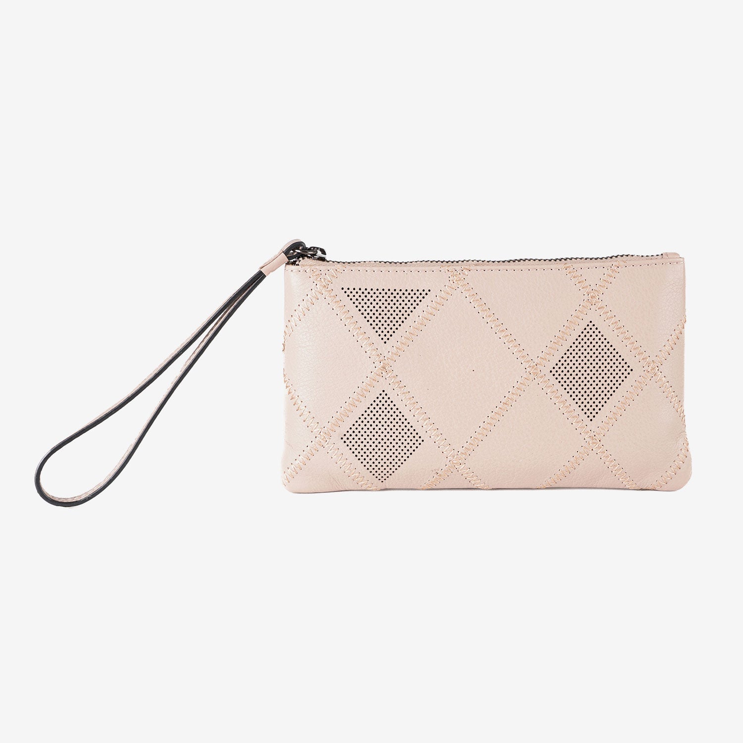 Monedero de piel para mujer, Serie laser leather. 19.5x10.5 cm - Matties Bags