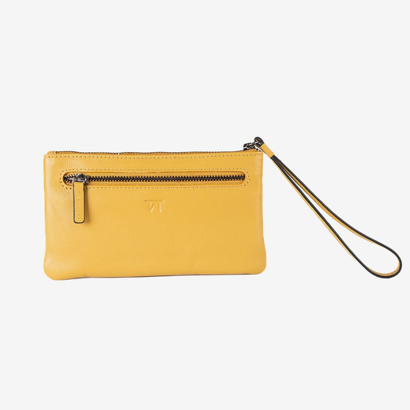 Monedero de piel para mujer, Serie laser leather. 19.5x10.5 cm - Matties Bags