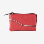 Monedero de piel para mujer, Serie line leather. 12x07 cm - Matties Bags