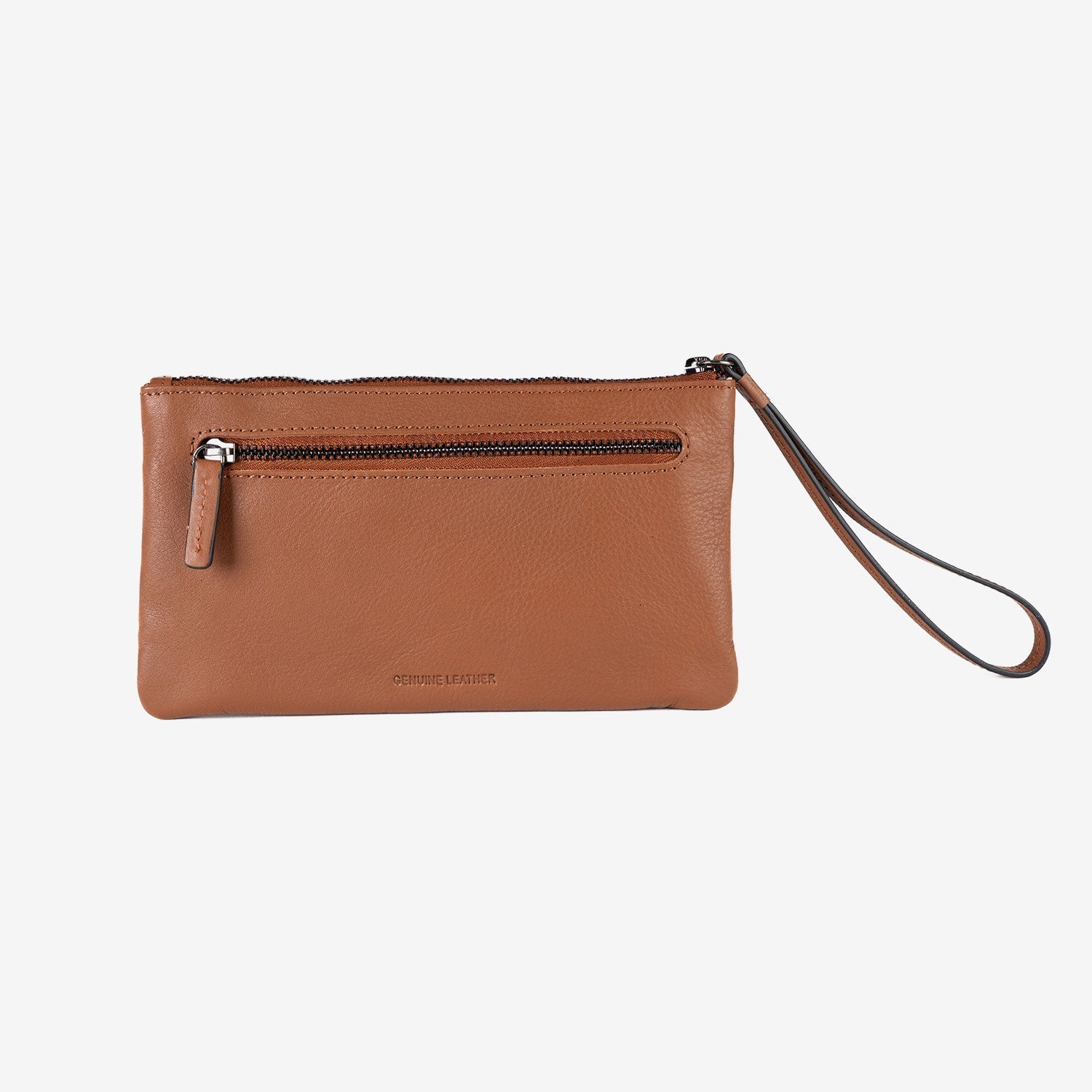 Monedero de piel para mujer, Serie line leather. 19.5x10.5 cm - Matties Bags