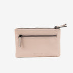 Monedero de piel para mujer, Serie stitch leather. 16x10 cm - Matties Bags