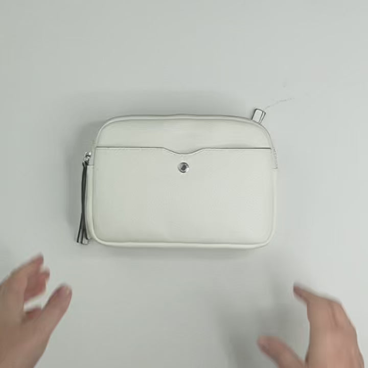 Bolsa de ombro com fecho de correr duplo Minibag