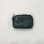 Bolsa de mão ou nécessaire compacta para homem em napa