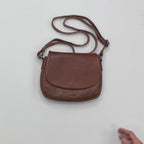 Bolsa de ombro Eva em pele natural
