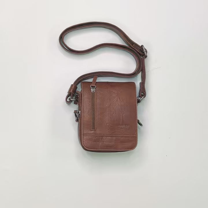 Bolsa de ombro clássica para homem
