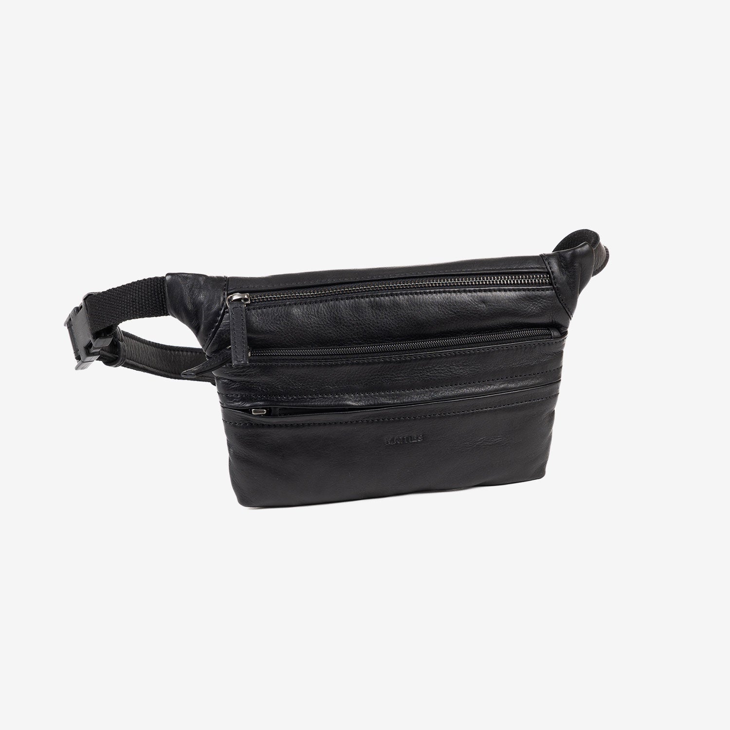 RIÑONERA PARA HOMBRE, COLECCIÓN COW SILKY/LEATHER. 28x15.5 cm - Matties Bags