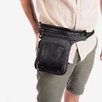 Riñonera para hombre, Serie Juvenil. 16x25 cm - Matties Bags