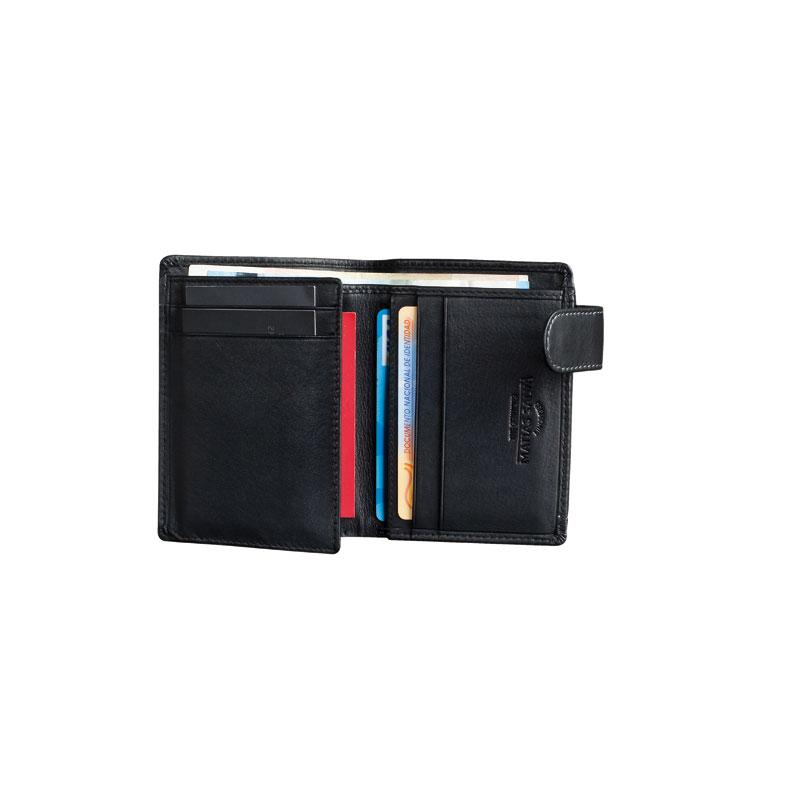 Billetero piel negro, Colección Exotic Leather - Matties Bags
