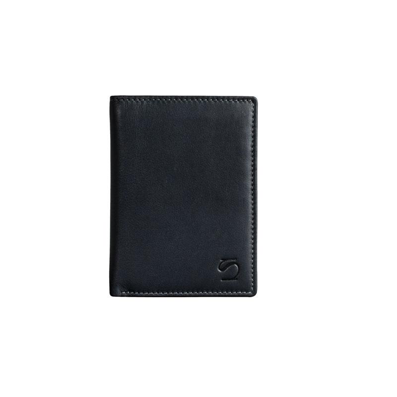 Billetero piel negro, Colección Exotic Leather - Matties Bags