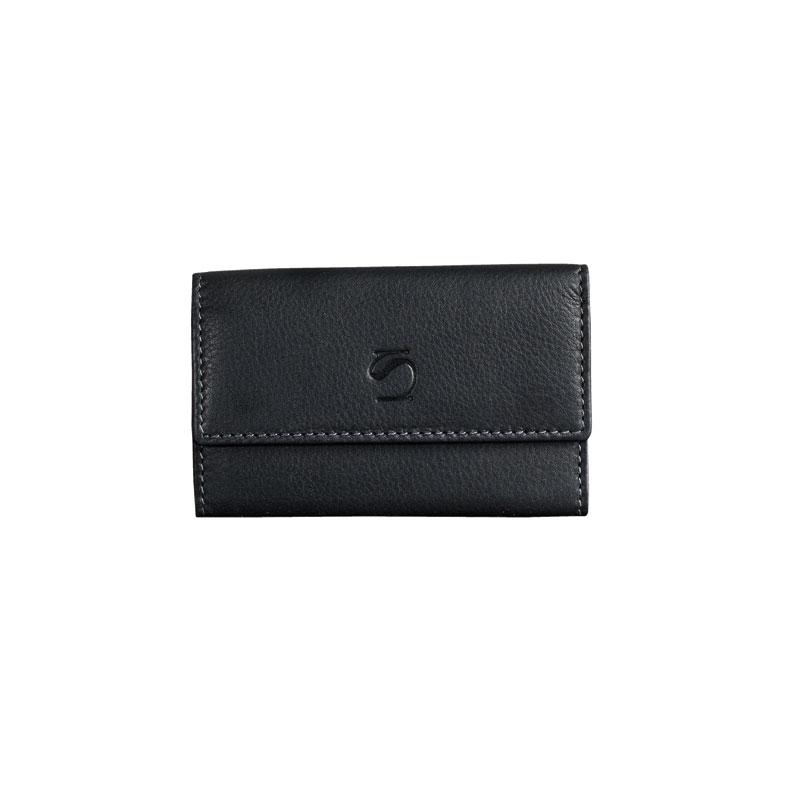 Llavero piel negro, Colección Exotic Leather - Matties Bags