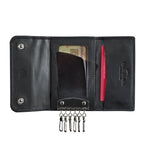 Llavero piel negro, Colección Exotic Leather - Matties Bags