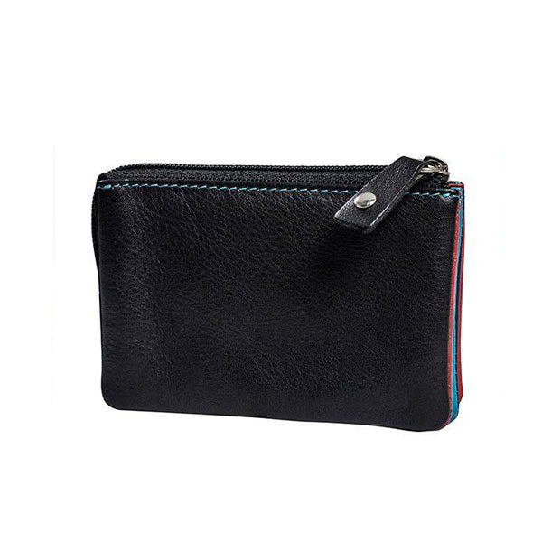 Monedero piel mujer, Colección Multicolour. 12x9 cm - Matties Bags