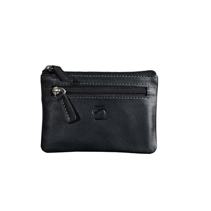 Monedero piel negro, Colección Exotic Leather - Matties Bags