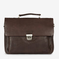 Portafolios de piel marrón, Colección Piel Wash. 40x31 cm - Matties Bags