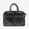Portafolios de piel negro, Colección Piel Casablanca. 40x27 cm - Matties Bags